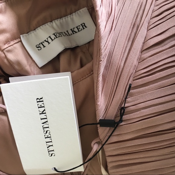 NEW Stylestalker Plunge SLIP EVENING GOWN W/ SLIT - Picture 4 of 4